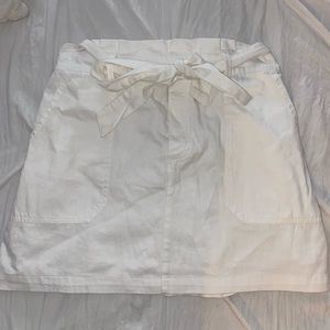 White Tied Belt American Eagle Skirt